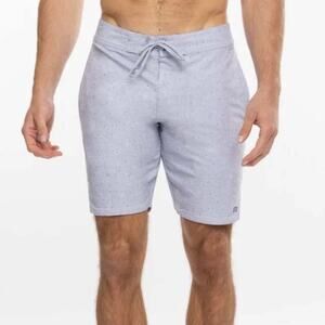 Travis Mathew Men's Buff Buddy Boardshorts Heather Gray Sleet Size 36